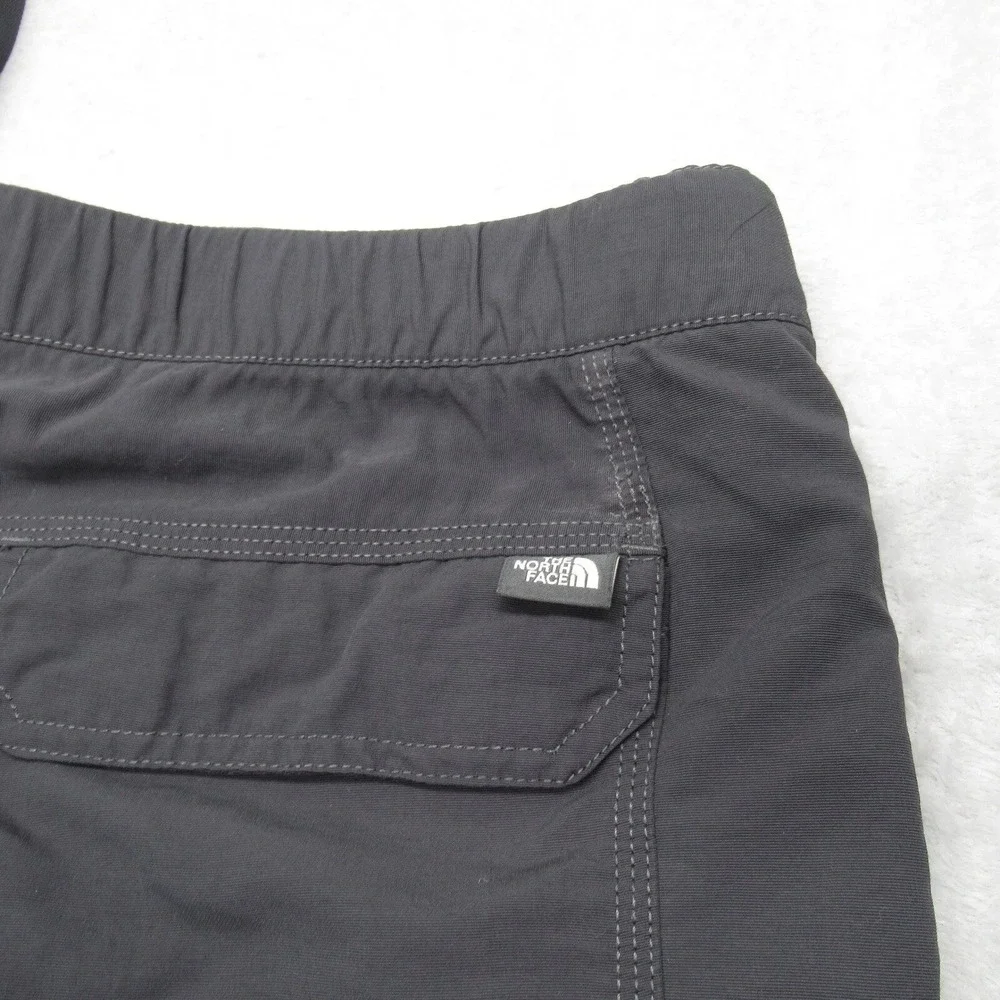 North Face Shorts Men XL Gray 38x20 Cargo Hiking Belted Convertible Shorts Only*